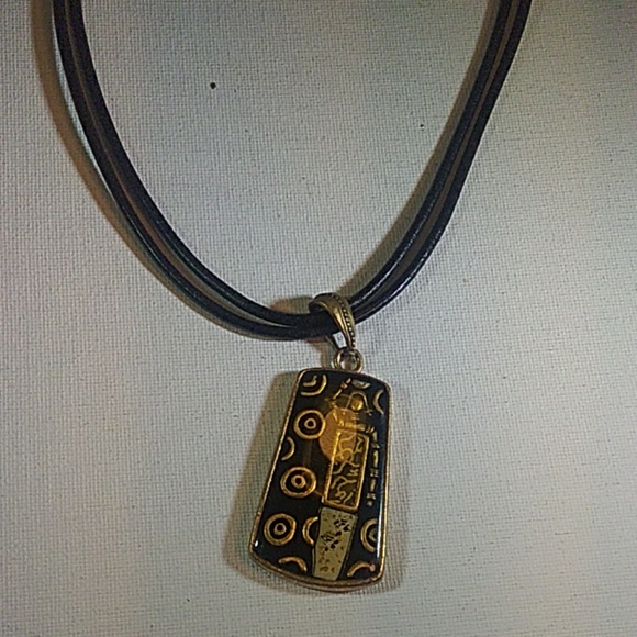 Chico's Corded Necklace Pendant--46 - Picture 4 of 4